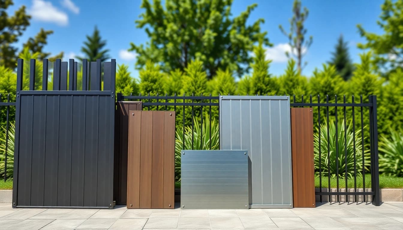 See various metal fence panels from www.metalfencepanels.co.uk displayed beautifully in a garden.