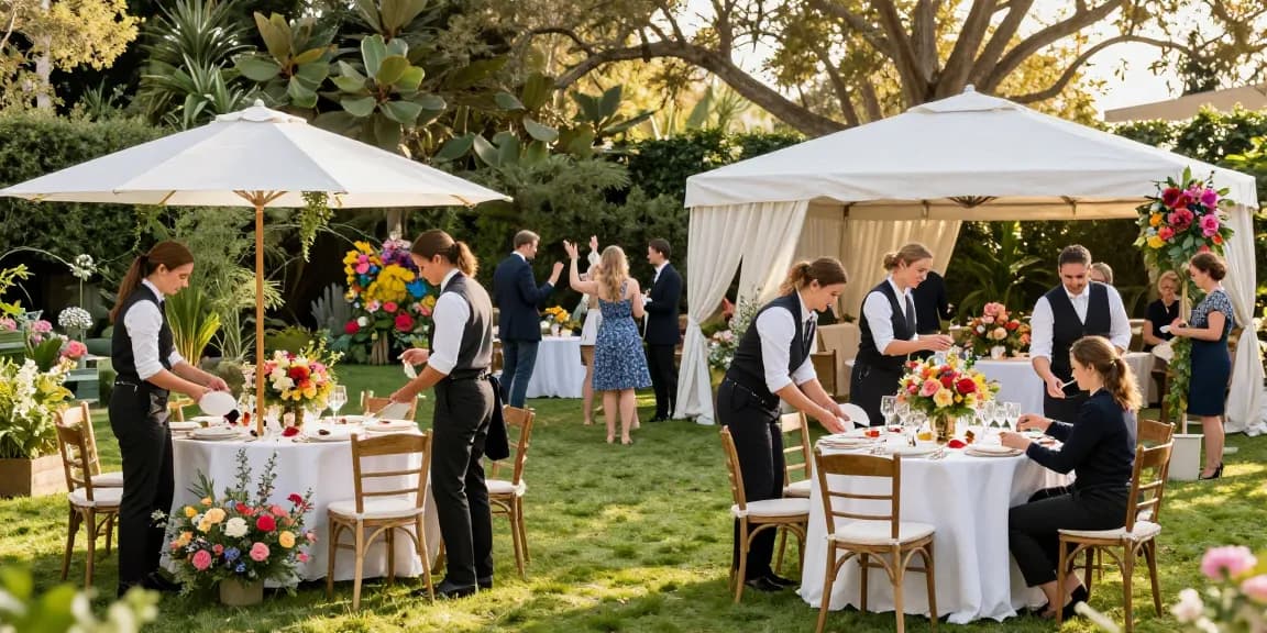 Gazebo hire London setup featuring elegant outdoor event with various gazebo styles from https://www.gazebohirelondon.co.uk/ under sunlight